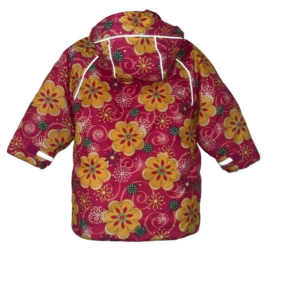 Hanna Andersson Pink Colorful Jacket Toddler Girls 90 3 Zip Hoodie Lightweight - Picture 6 of 10